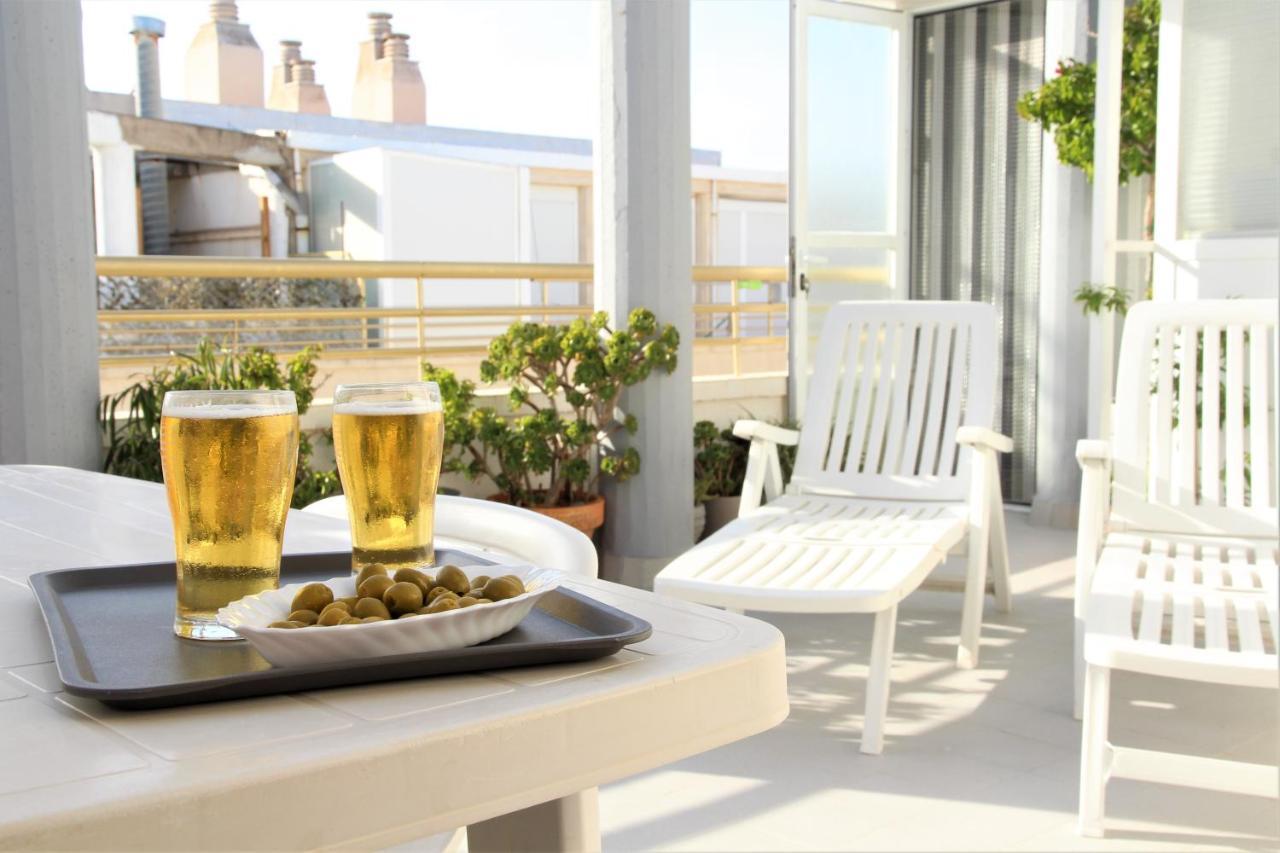 La Perla Apartment, Paradis Park, La Pineda - Atico 1ª Linea - Solarium - Wifi - Piscina Dış mekan fotoğraf